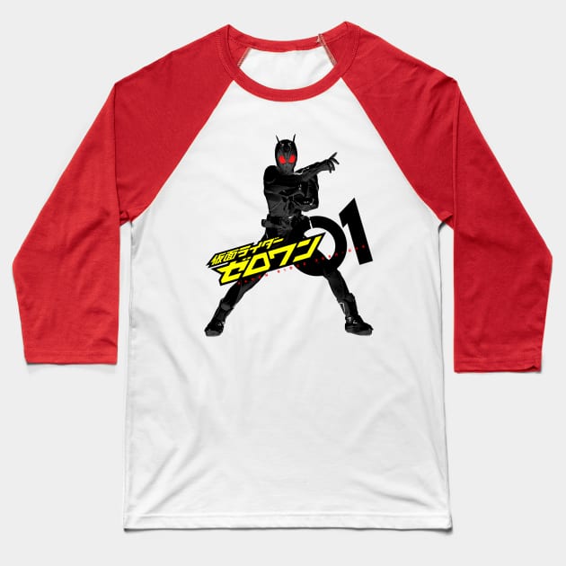 Kamen Rider Zero One 01 Rising Hopper Baseball T-Shirt by Celestial Crafts